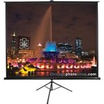 Elite Screens | Tripod Series | T119UWS1 | Diagonal 119  | 1:1 | Viewable screen width (W) 213 cm | Black