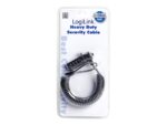 Logilink NBS004,  Notebook Coil Cable Lock, black - Image 5