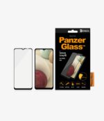 PanzerGlass | Samsung | Galaxy A12 | Tempered glass | Black | Full frame coverage; Rounded edges; Crystal clear; 100% touch preservation | Case Friendly - Image 3