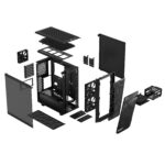 Fractal Design | Meshify 2 Compact, viegls, rūdīts stikls | Melns | ATX - Image 10