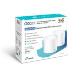 AX3000 visas mājas Mesh Wi-Fi 6 sistēma | Deco X60 (2 komplekts) | 802.11ax | 2402+574 Mbit/s | 10/100/1000 Mbit/s | Ethernet LAN (RJ-45) pieslēgvietas: 2 | Mesh atbalsts: Jā | MU-MiMO: Jā | Antenas tips: 4 iekšējās uz Deco ierīci