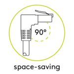 Goobay | Patch Cable | 51516 | RJ-45 90° | RJ-45