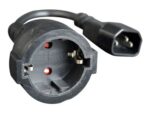 Cablexpert | Power adapter cord | PC-SFC14M-01 | Black - Image 2