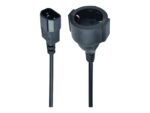 Cablexpert | Power adapter cord | PC-SFC14M-01 | Black - Image 4