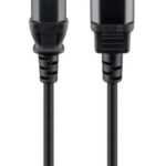 Goobay | Cold-device extension cord | 39203 | Black