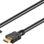 Goobay | DVI-D/HDMI kabelis, apzeltīts | 51580 | DVI-D tēviņš, Single-Link (18+1 kontakts) | HDMI tēviņš (A tips) | HDMI uz DVI-D | 2 m