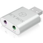 Raidsonic | ICY BOX IB-AC527 | USB to microphone and headphone adapter
