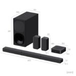 Sony | HT-S40R 5.1ch Home Cinema Soundbar with Wireless Rear Speakers | Black | No | USB port | Wi-Fi | Bluetooth | Wireless connection