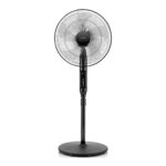ETA | Naos ventilators | ETA260790000 | Statīva ventilators | Melns | Diametrs 43 cm | Ātrumu skaits: 4 | Svārstības | 50 W | Tālvadības pults