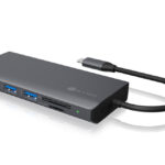 Raidsonic | USB C tipa klēpjdatora dokstacija | IB-DK4070-CPD | Dokstacija