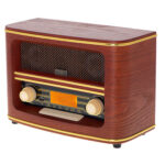 Adler | Retro Radio | AD 1187 | Alarm function | AUX in | Wooden