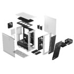 Fractal Design | Meshify 2 Compact, caurspīdīgs, rūdīts stikls, balts | ATX - Image 7