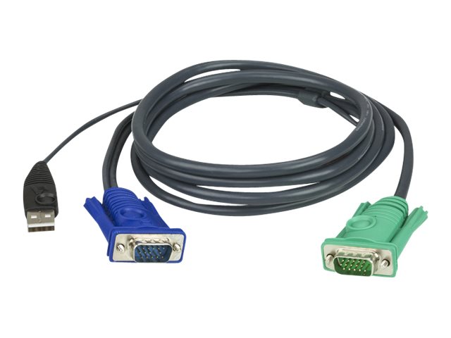 oriģināls-29408.jpg Aten | 3M USB KVM kabelis ar 3 vienā SPHD | 2L-5203U - Image 1