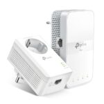 TP-LINK | Комплект Wi-Fi AV1000 Gigabit Passthrough Powerline ac | Комплект TL-WPA7617 с TL-PA7017P | 10/100/1000 Мбит/с | 2 порта Ethernet LAN (RJ-45) | 802.11ac | 2,4 ГГц/5,0 ГГц | Максимальная скорость передачи данных Wi-Fi 300+867 Мбит/с | Дополнительная розетка