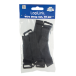Velcro kabeļu siksniņa | KAB0056 | Melna - Image 4