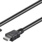 Goobay | DVI-D/HDMI kabelis, niķelēts | 50580 | DVI-D tēviņš, Single-Link (18+1 kontakts) | HDMI tēviņš (A tips) | 2 m