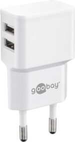 Goobay | 2,4 A | Divkāršs USB lādētājs | 44952