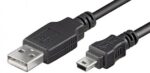 Logilink | USB MINI-B 5 kontaktu 180 sertifikāts 1,8 m | USB-A uz mini-USB Mini-USB B | USB A