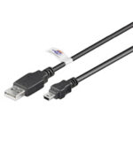 Logilink | USB MINI-B 5 kontaktu 180 sertifikāts 1,8 m | USB-A uz mini-USB Mini-USB B | USB A - Image 2