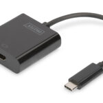 Digitus | USB Type-C — HDMI адаптер | DA-70852 | Черный | USB Type-C | 0,15 м