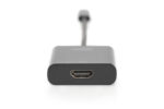 Digitus | USB C tipa uz HDMI adapteris | DA-70852 | Melns | USB C tipa | 0,15 m - Image 3