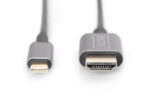 Digitus | USB Type-C — HDMI адаптер | DA-70821 | Черный | USB Type-C | 1,8 м — изображение 3