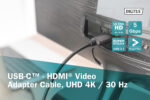 Digitus | USB Type-C — HDMI адаптер | DA-70821 | Черный | USB Type-C | 1,8 м — изображение 4