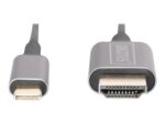 Digitus | USB Type-C — HDMI адаптер | DA-70821 | Черный | USB Type-C | 1,8 м — изображение 7