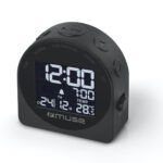 Muse | Portable Travelling Alarm Clock | M-09C | Black