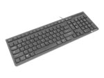 Natec | Keyboard | Discus 2 Slim | Standard | Wired | US | Black | USB 2.0 | 424 g | Numeric keypad - Image 5