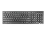 Natec | Keyboard | Discus 2 Slim | Standard | Wired | US | Black | USB 2.0 | 424 g | Numeric keypad - Image 7
