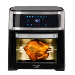 Adler | Airfryer krāsns | AD 6309 | Jauda 1700 W | Tilpums 13 L | Nerūsējošais tērauds/melns
