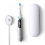 Oral-B | Zobu birste | iO 6. sērija | Uzlādējama | Pieaugušajiem | Iekļauto birstes galviņu skaits: 1 | Zobu tīrīšanas režīmu skaits: 5 | Pelēka opāla - Image 2