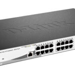 D-Link | Metro Ethernet komutators | DGS-1210-28P/ME | Pārvaldīts 2. līmenis | Montējams plauktā | Gigabit Ethernet (vara) pieslēgvietu skaits: 24 | SFP pieslēgvietu skaits: 4 | Power over Ethernet (PoE) pieslēgvietu skaits: 20 | PoE/Poe+ pieslēgvietu skaits: 4 | Barošanas bloka tips: Viens | 24 mēneši
