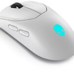 Dell | Pele | Alienware Tri-Mode AW720M | 2,4 GHz bezvadu spēļu pele | Bezvadu | Bezvadu — 2,4 GHz, Bluetooth 5.1. USB-C | Mēness gaisma