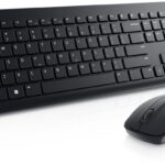 Dell | Tastatūra un pele | KM3322W | Tastatūras un peles komplekts | Bezvadu | Baterijas iekļautas | EE | Melns | Bezvadu savienojums