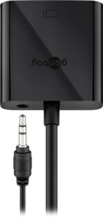 Goobay | HDMI/VGA adapteris, niķelēts | 68793 | Melns | HDMI tēviņš (A tips) | VGA mātīte (15 kontaktu) - Image 2