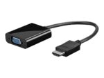 Goobay | HDMI/VGA adapteris, niķelēts | 68793 | Melns | HDMI tēviņš (A tips) | VGA mātīte (15 kontaktu) - Image 3