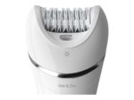 Philips | Эпилятор | BRE710/00 | Время работы (макс.): 40 мин | Количество уровней мощности: не указано | Влажная и сухая эпиляция | Белый/розовый — изображение 9