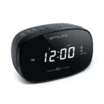 Muse | Divkāršs modinātājpulkstenis radio PLL | M-155CR | Modinātāja funkcija | Melns