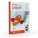 Fotopapīrs | PM220100A4 | Balts | 220 g/m² | A4 | Matēts