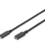 Digitus | USB C tipa pagarinātāja kabelis | AK-300210-020-S | USB-C uz USB-C USB Female 2.0 (C tips) | USB Male 2.0 (C tips)