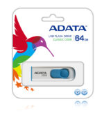 ADATA | C008 | 64 GB | USB 2.0 | Balts/Zils - Image 2