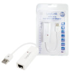 Logilink | Ātrais Ethernet USB 2.0 uz RJ45 adapteris: | 0,115 m | Balts | USB-A uz RJ45 - Image 3