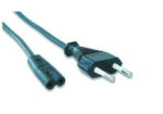 Cablexpert | Power cord (C7), VDE approved | Black Power plug type C - Image 2