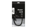 Cablexpert | Power cord (C7), VDE approved | Black Power plug type C - Image 6