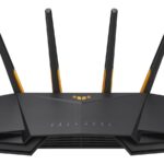 Divjoslu WiFi 6 spēļu maršrutētājs | TUF-AX3000 | 802.11ax | 2402+574 Mbit/s | 10/100/1000 Mbit/s | Ethernet LAN (RJ-45) pieslēgvietas: 4 | Mesh atbalsts: Jā | MU-MiMO: Jā | Nē mobilais platjoslas savienojums | Antenas tips: 4 ārējās | 1 x USB 3.2 Gen 1