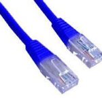 Cablexpert | PP12-0.5M/B | Zils RJ-45 | RJ-45