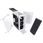 Fractal Design | Meshify C Balts - TG | FD-CA-MESH-C-WT-TGC | Sānu logs | Balts | ATX | Barošanas bloks iekļauts Nē | ATX