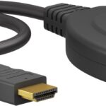 Goobay | HDMI slēdzis 3 uz 1 (4K @ 30 Hz) | 58487 | Melns | HDMI ligzda | 3 HDMI ligzdas | 0,58 m